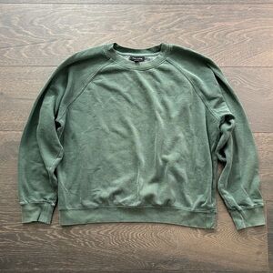 Frank and Oak green crewneck